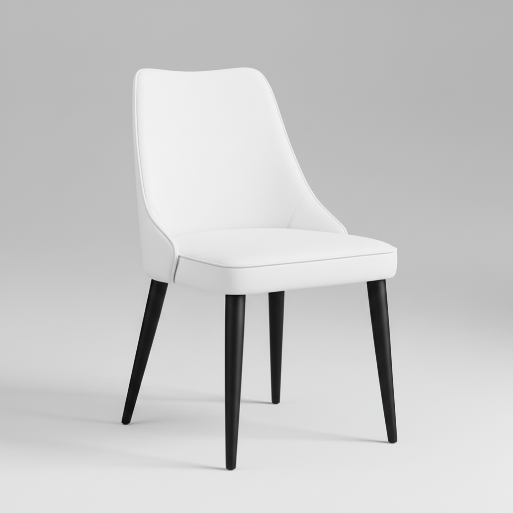 Cruz : Dining Chair in White