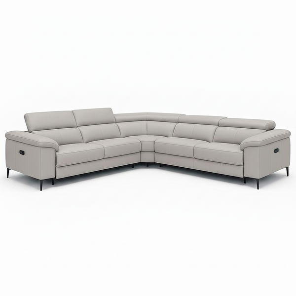 Daydream: Modular Corner Sofa Electric Recliner in Leather