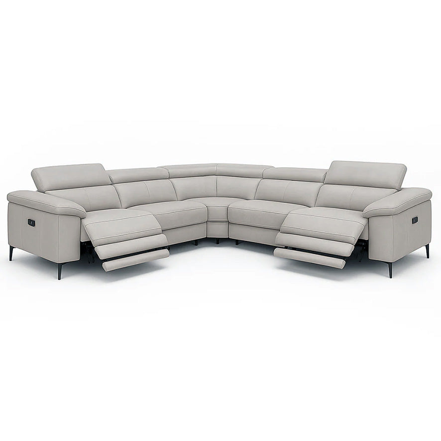 Daydream: Modular Corner Sofa in Leather