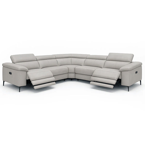 Daydream: Modular Corner Sofa in Leather