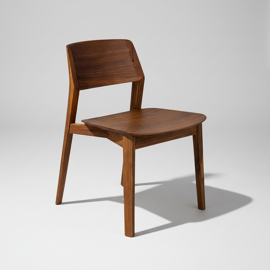 Torre : Dining Chair Blackwood / Timber Seat