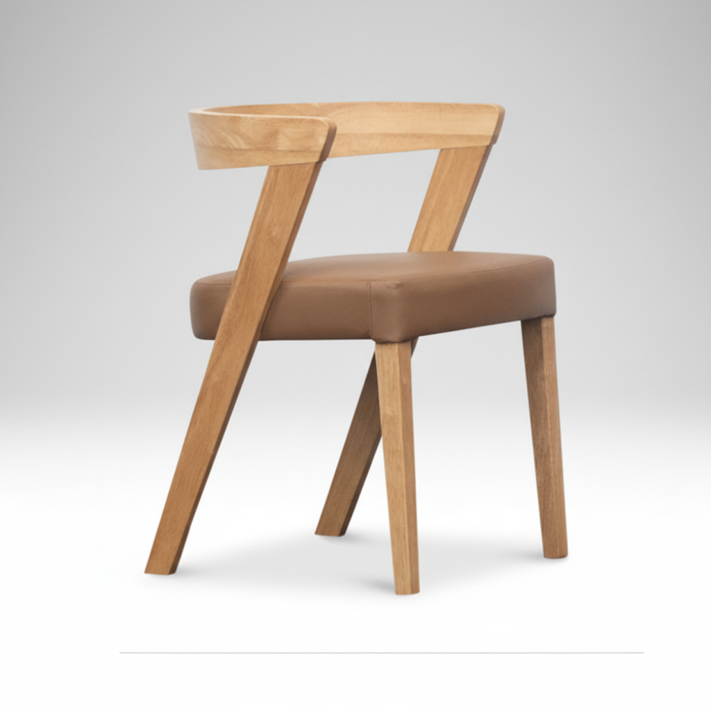 Eden : Dining Chair Cognac Leather