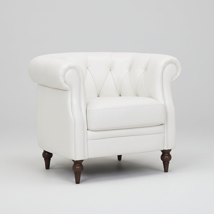 Vintage Elizabeth: Chesterfield Accent Chair