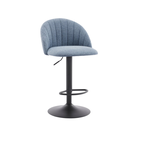 Elk: Bar Stool Blue Fabric