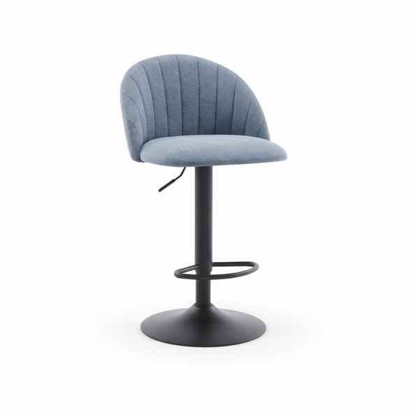 Elk: Bar Stool Blue Fabric