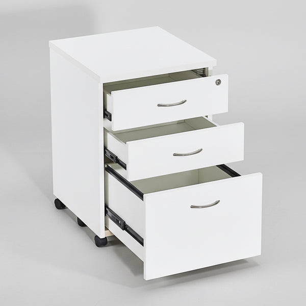 Ergo : Mobile Pedestal White