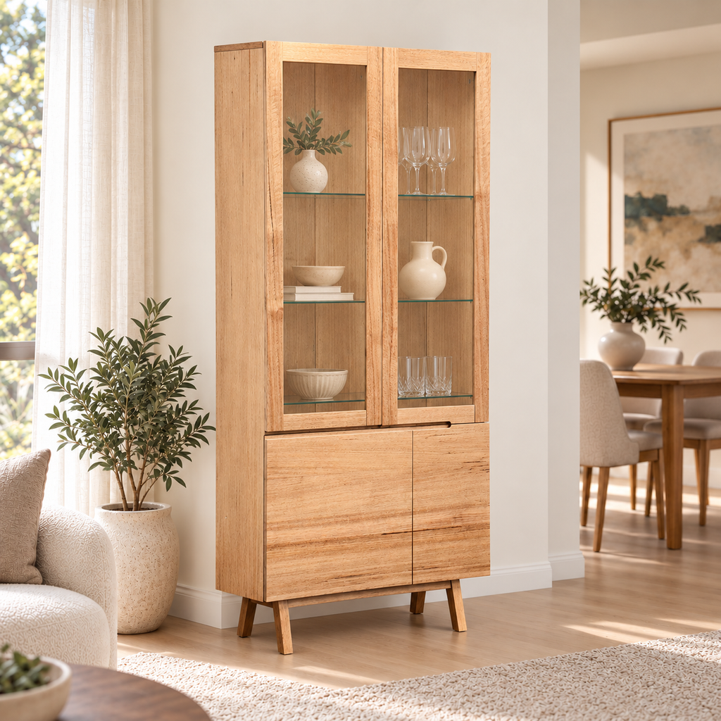 Evolve : Display Shelf Unit Tasmanian Oak