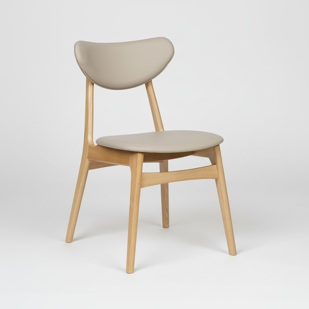 Falkland : Dining Chair Natural / Clay Pu