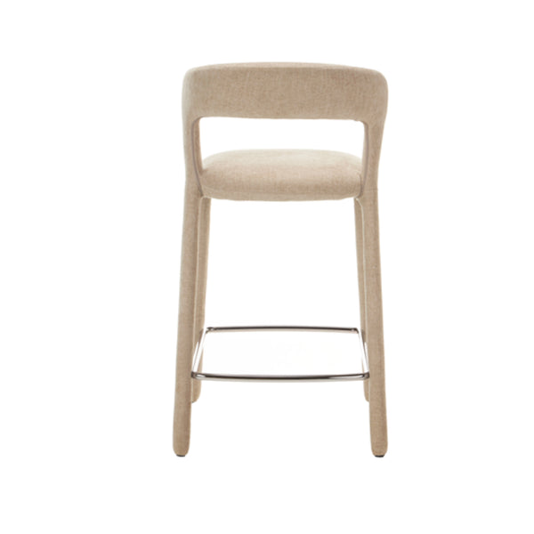 Faro: Bar Stool Beige Fabric
