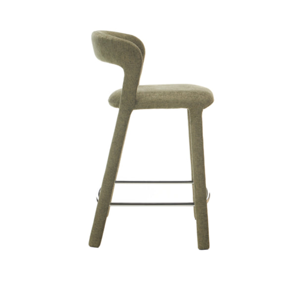 Faro: Bar Stool Olive Fabric