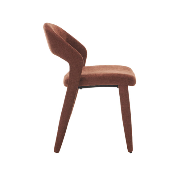 Faro : Dining Chair Brick Fabric