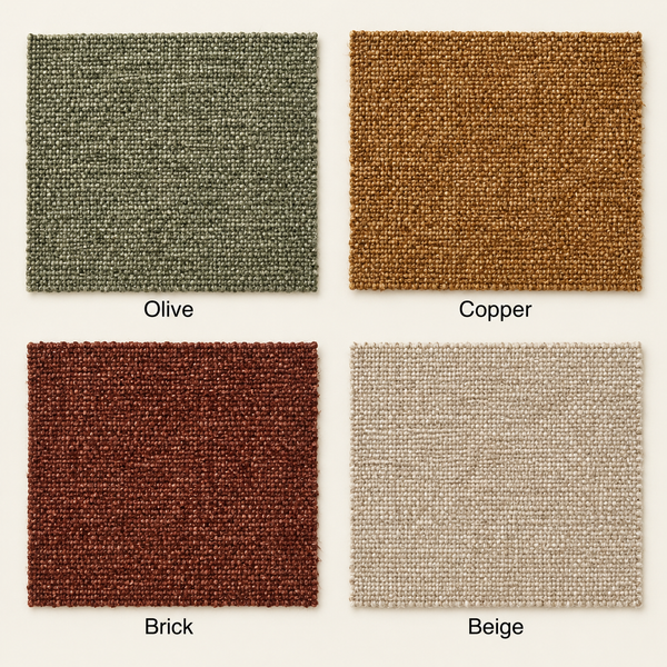 Taj: Bar Stool Beige Fabric