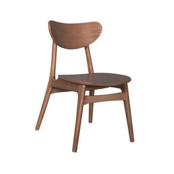 Finland : Dining Chair Timber Seat Light Walnut