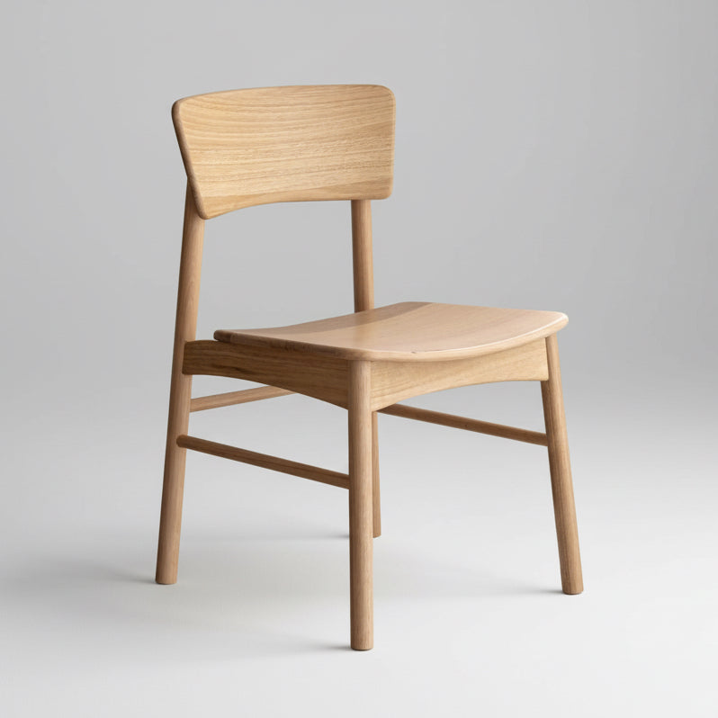 Finn : Dining Chair Messmate Timber Solid Seat