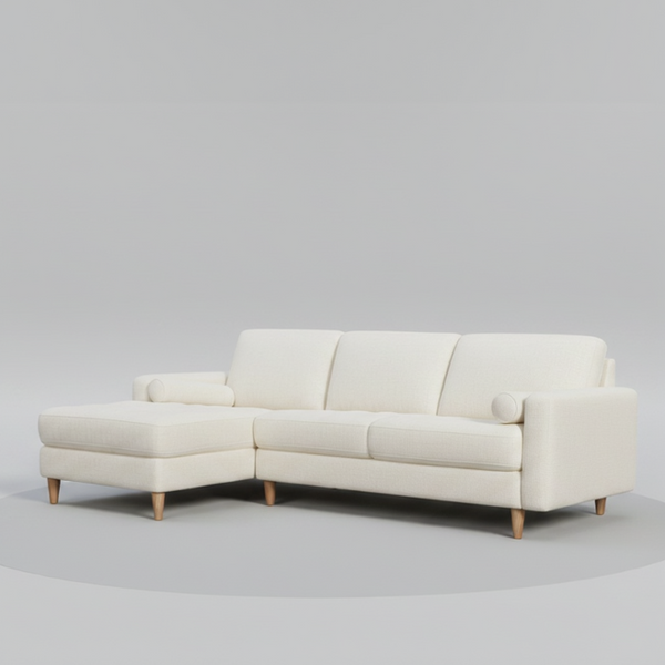 Flynn : 2.5 Seater Chaise Sofa Fabric
