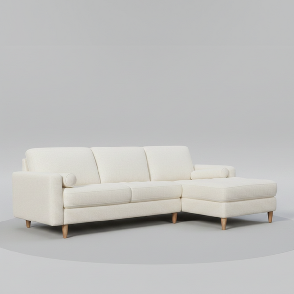 Flynn : 2.5 Seater Chaise Sofa Fabric