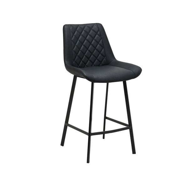 Flynn : Bar Stool Black PU