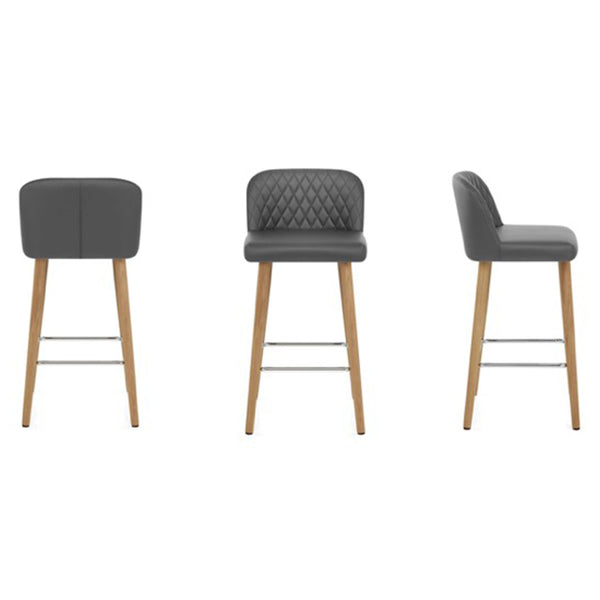 Grace : Bar Stool in Leather