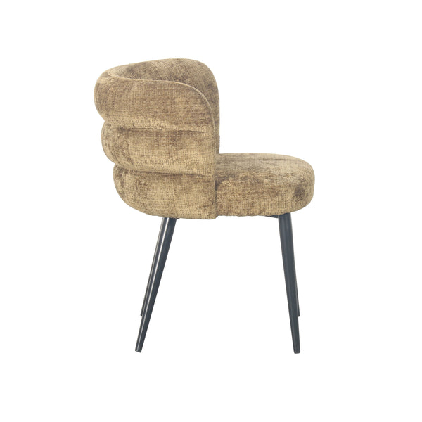 Greta : Dining Chair Moss Fabric