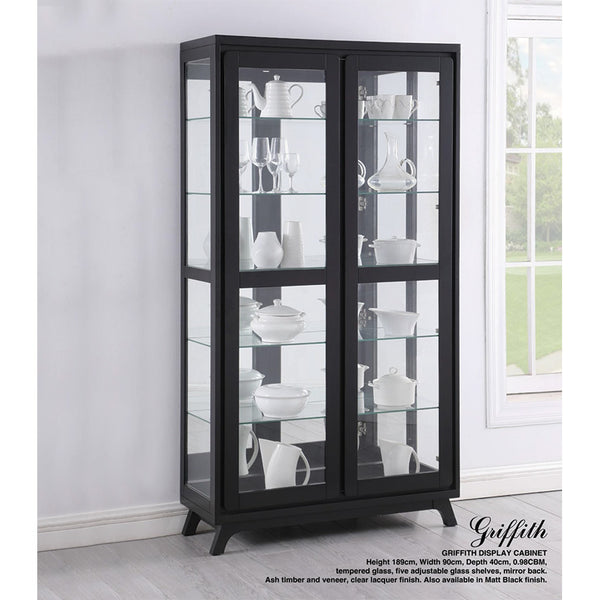 Griffith : Display Cabinet Black