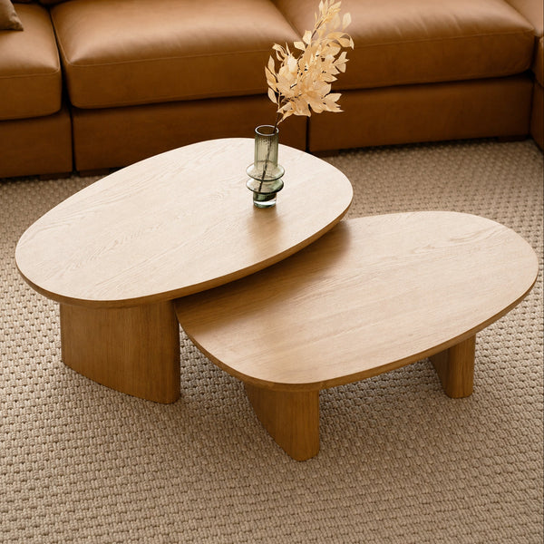 James : Nest of Two Coffee Table Natural Oak