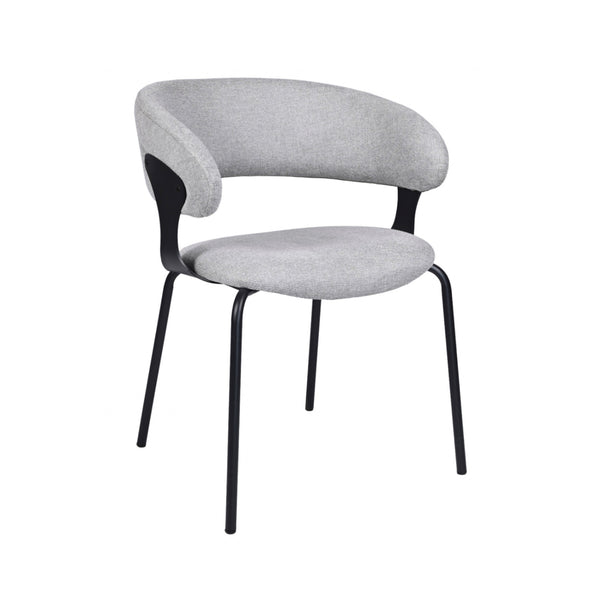 Kenny: Dining Chair Silver Grey