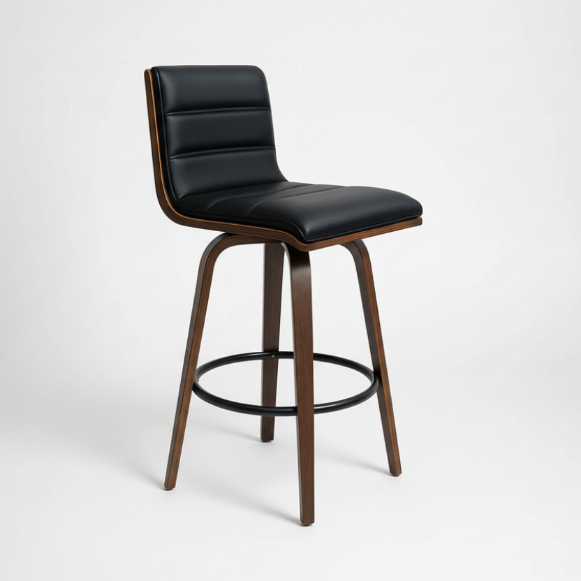 Knox : Bar Stool Black Seat