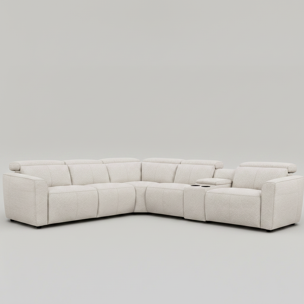 Kove: Modular Corner Sofa Electric Recliner in Fabric