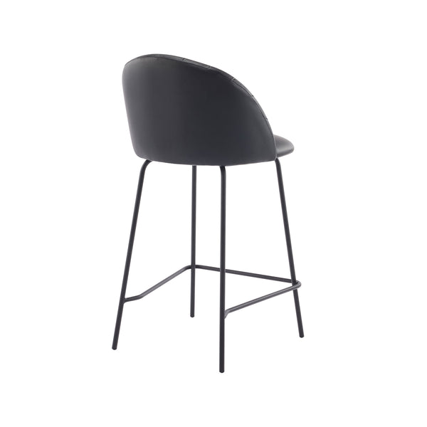 Kudu : Bar Stool Black Pu