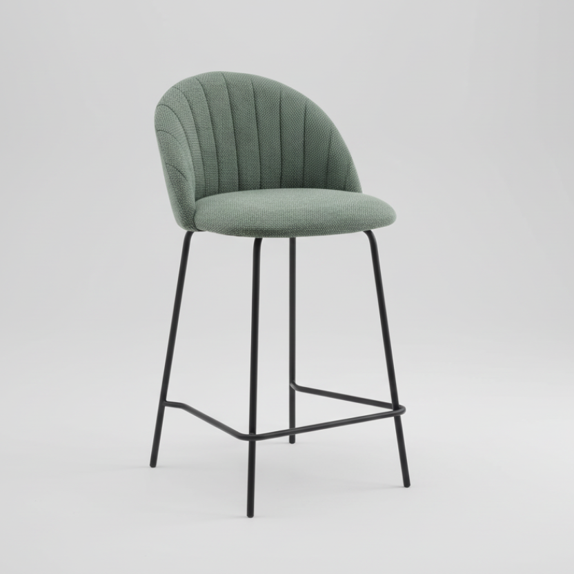Kudu : Bar Stool Sage Fabric