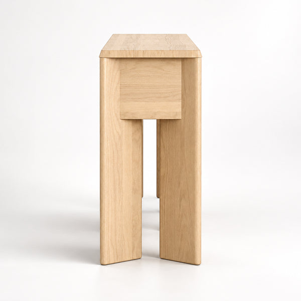 Penny : Console Table Crema Oak Timber 1.5m