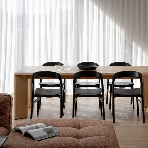 Penny : Dining Table Crema Oak Timber