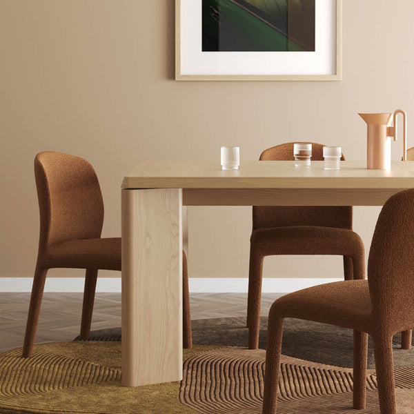 Penny : Dining Table Crema Oak Timber