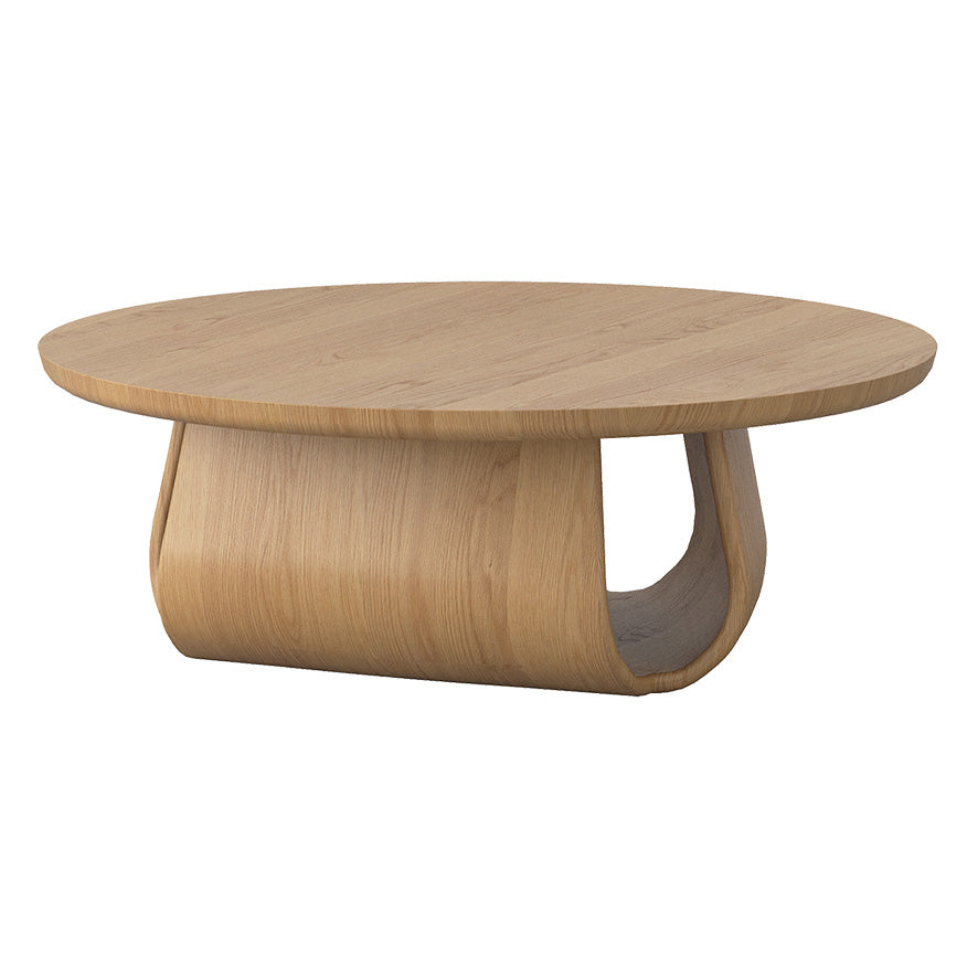 Lambert : Round Coffee Table Natural Oak