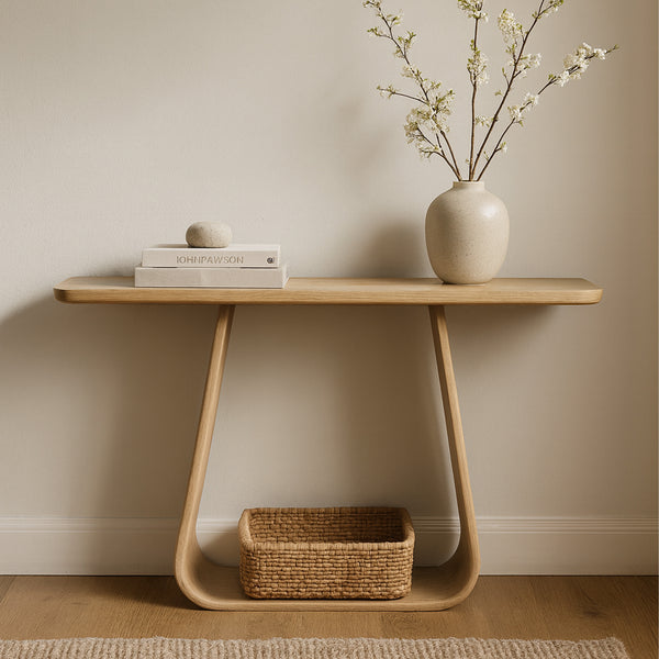Lambert : Console Table Natural Oak