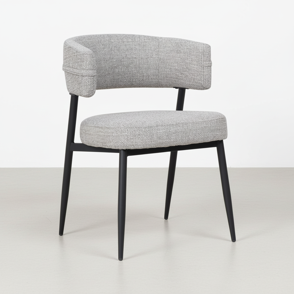 Laurance: Dining Chair Granite Fabric