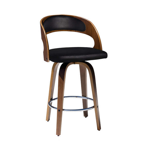 Leopard : Bar Stool Black Seat