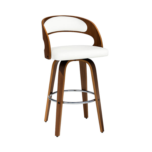 Leopard : Bar Stool White Seat