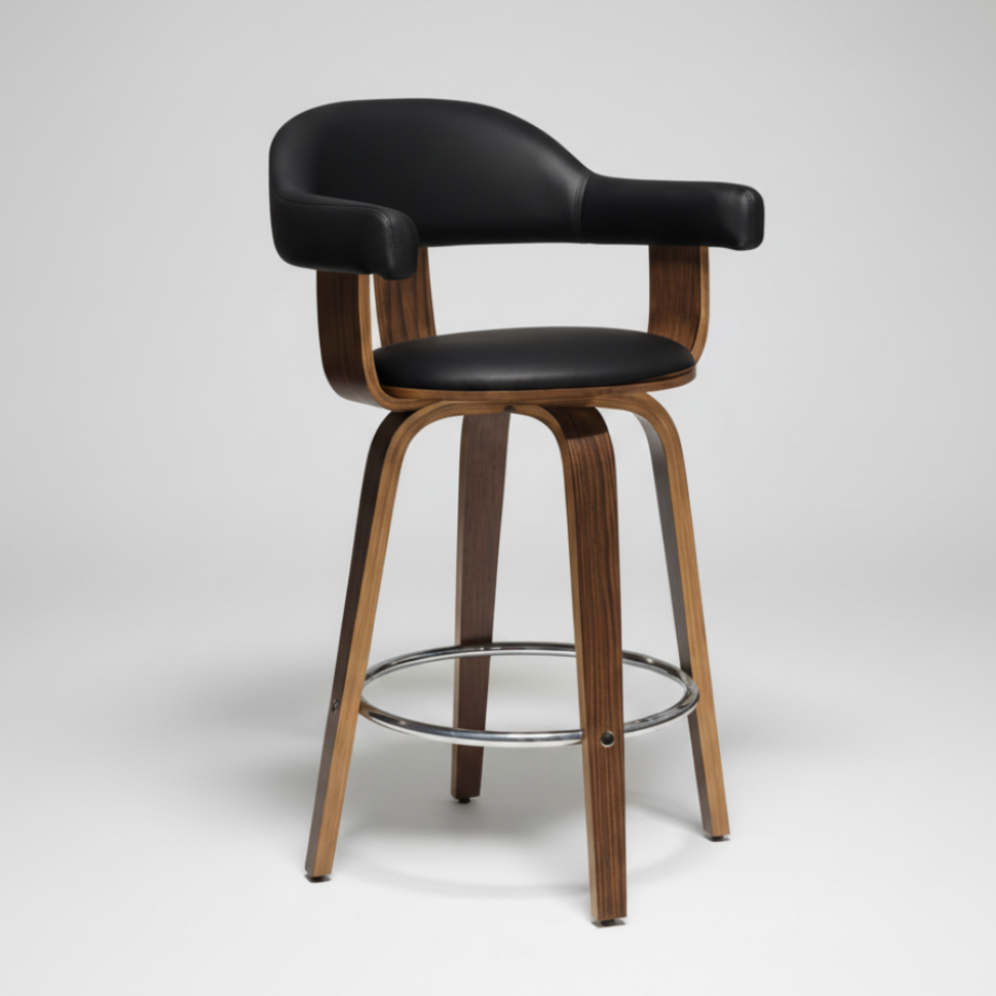 Lion : Bar Stool Black