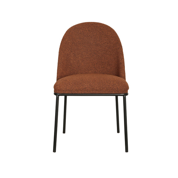 Lisbon : Dining Chair Terracotta Fabric