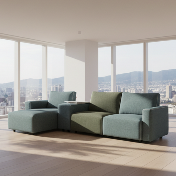 Loft : Fabric Chaise Sofa