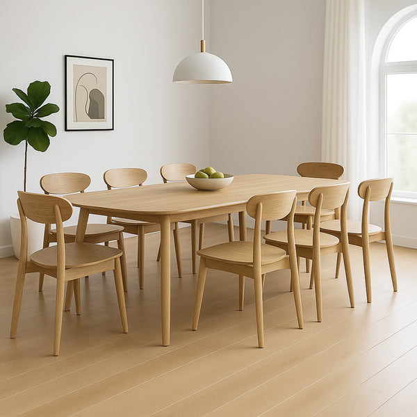 Abigale : Dining Table in American Oak