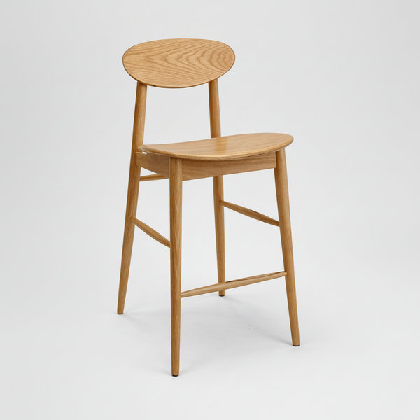 Abigale : Bar Stool in American Oak