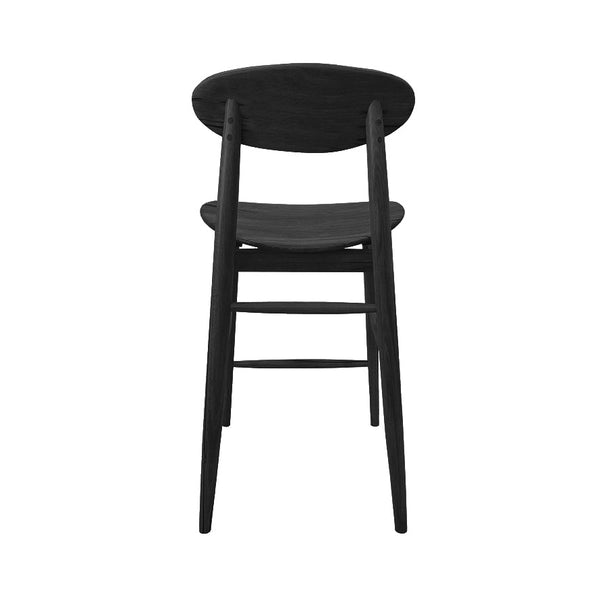 Abigale : Bar Stool in Black American Oak