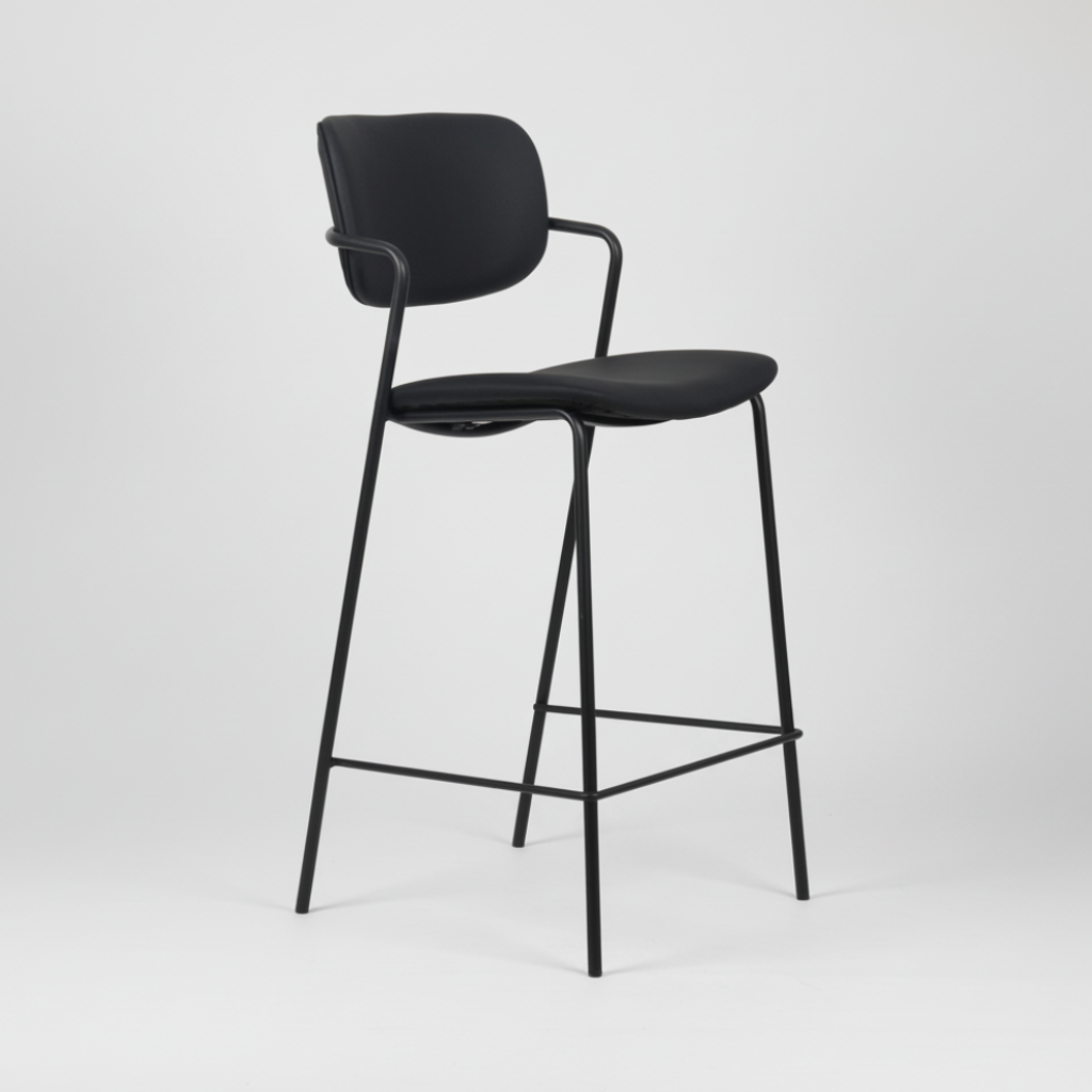 Lucia : Bar Stool Black