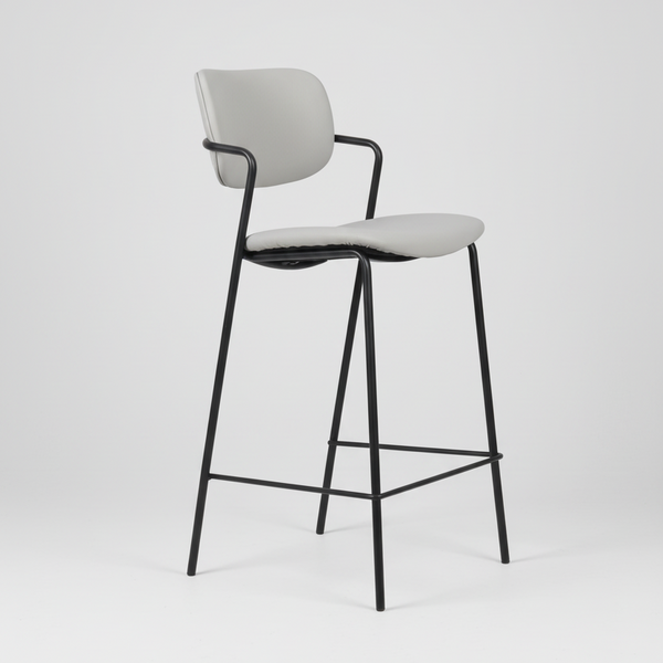 Lucia : Bar Stool Ice Grey