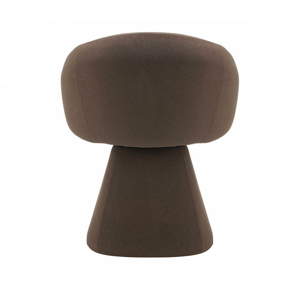 Lugarno : Dining Chair Chocolate Fabric