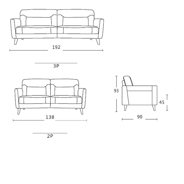 Maison : 3+2 Seater Sofa Set