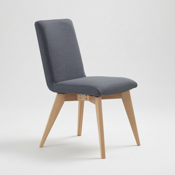 Manhattan : Dining Chair Grey Fabric