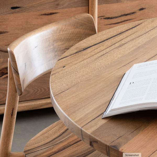Marri : Round Dining Table Marri Timber